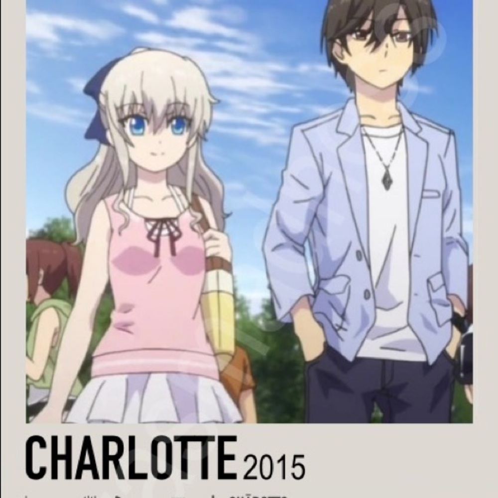 Charlotte Anime Keychain